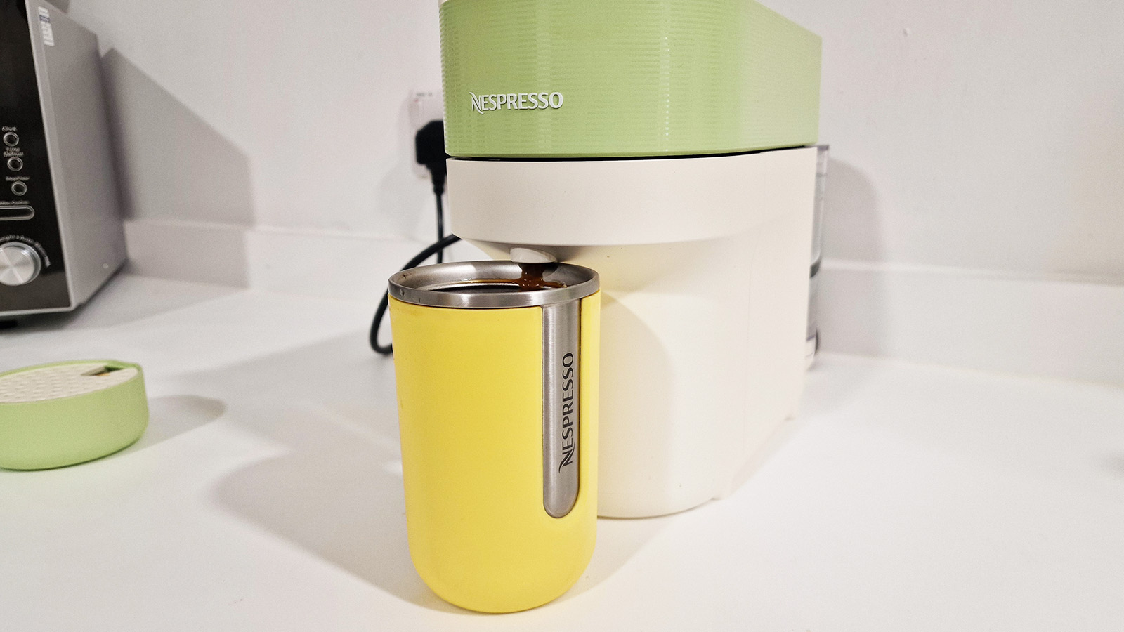 Nespresso Vertuo Pop in shade Pistachio