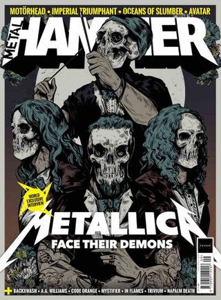 Metallica on the cover of Metal Hammer