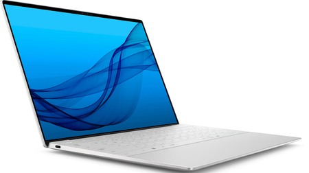 laptop on white background