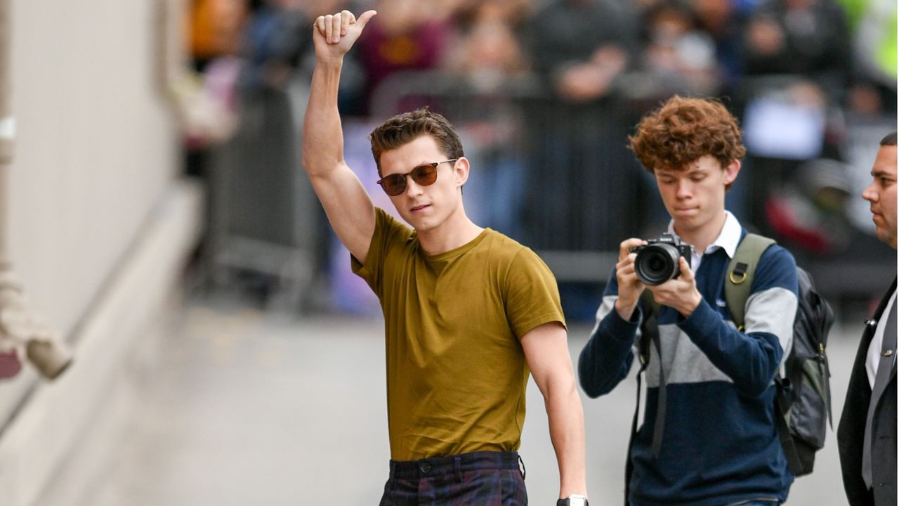 LOS ANGELES, CA - MAY 09: Tom Holland is seen on May 09, 2019 in Los Angeles, California. (Photo by PG/Bauer-Griffin/GC Images)