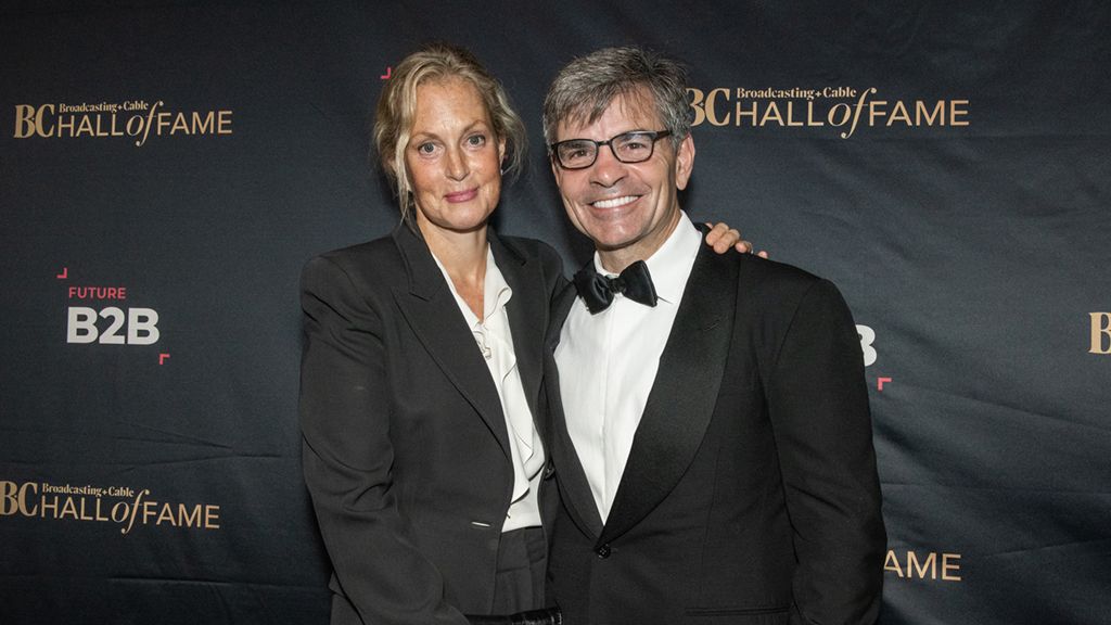 Ali Wentworth and George Stephanopoulos