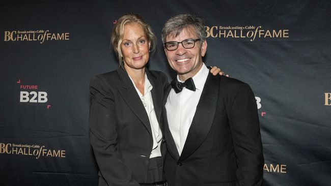 Ali Wentworth and George Stephanopoulos