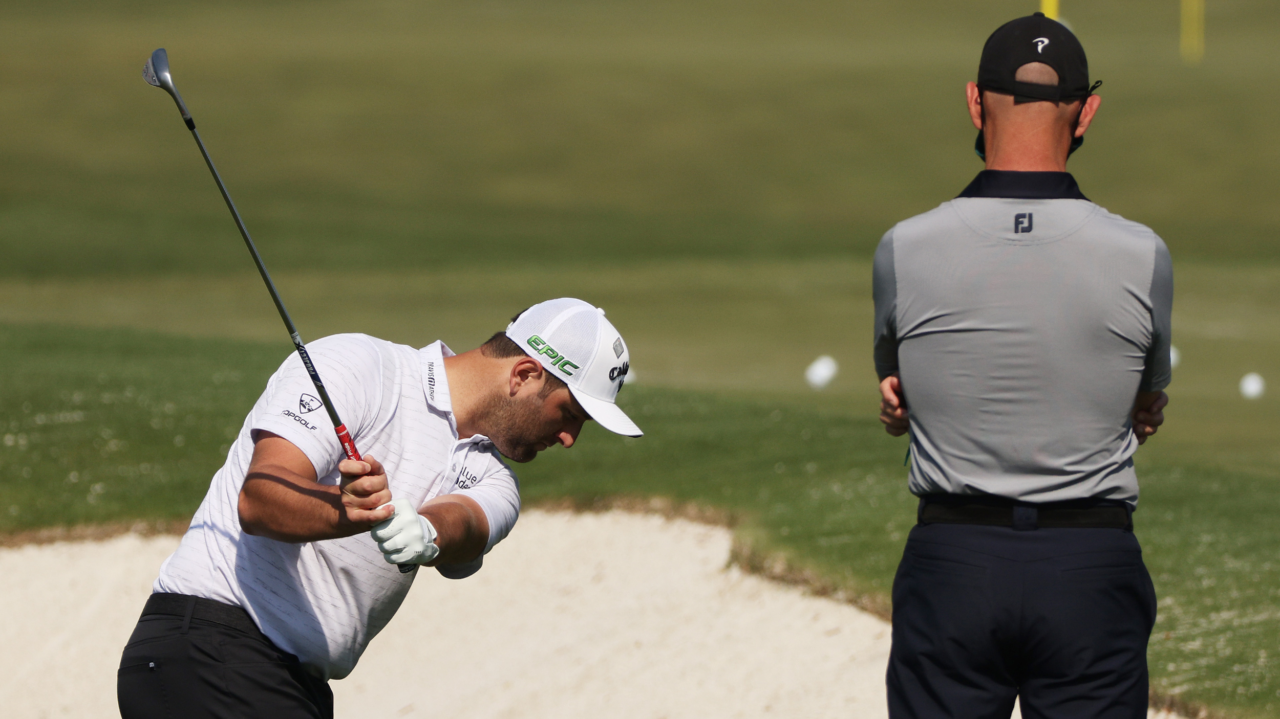 Dave Phillips working with Jon Rahm