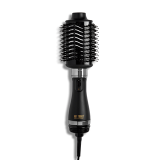 Hot Tools® Black Gold Volumiser Set with Changeable Heads and charcoal activated bristles, £129