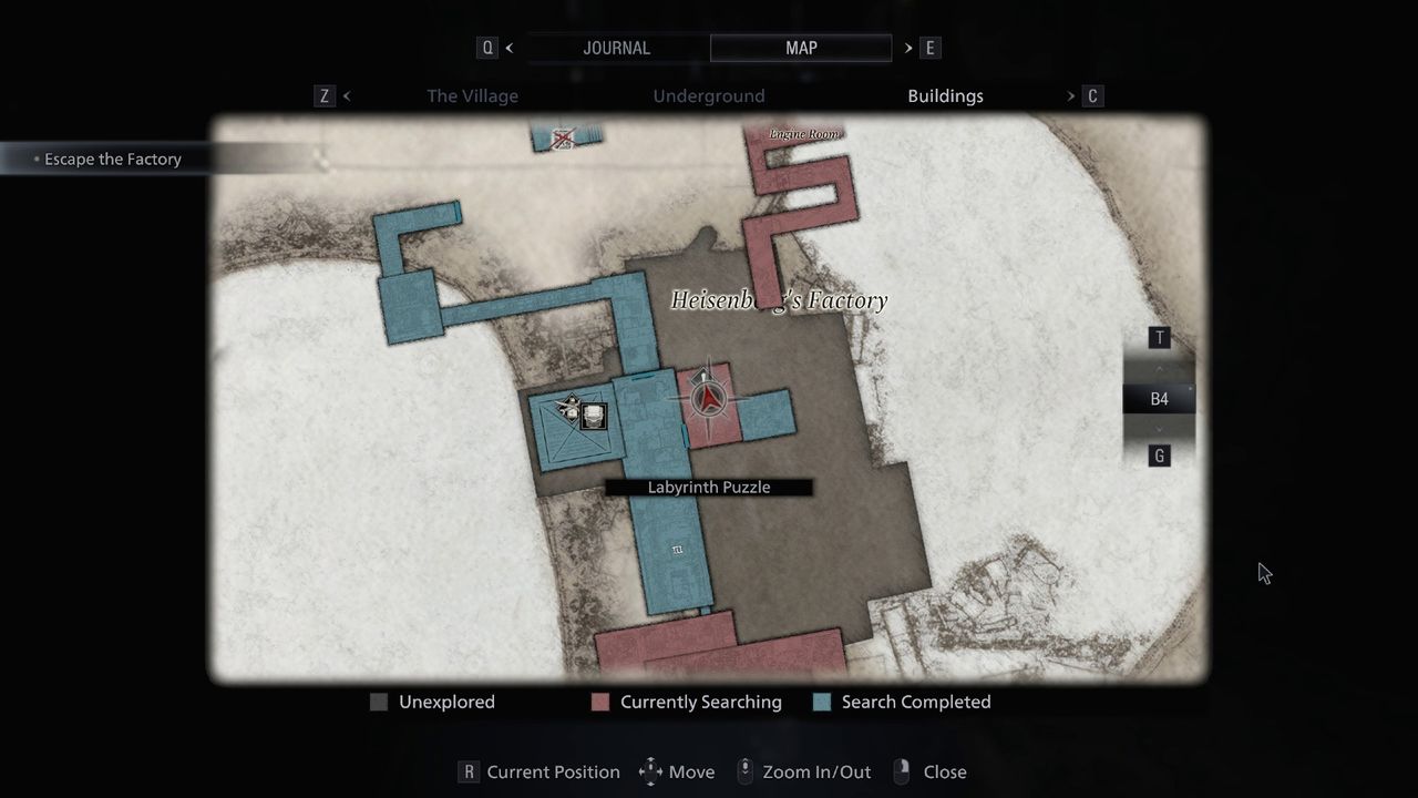 resident evil village labyrinth location