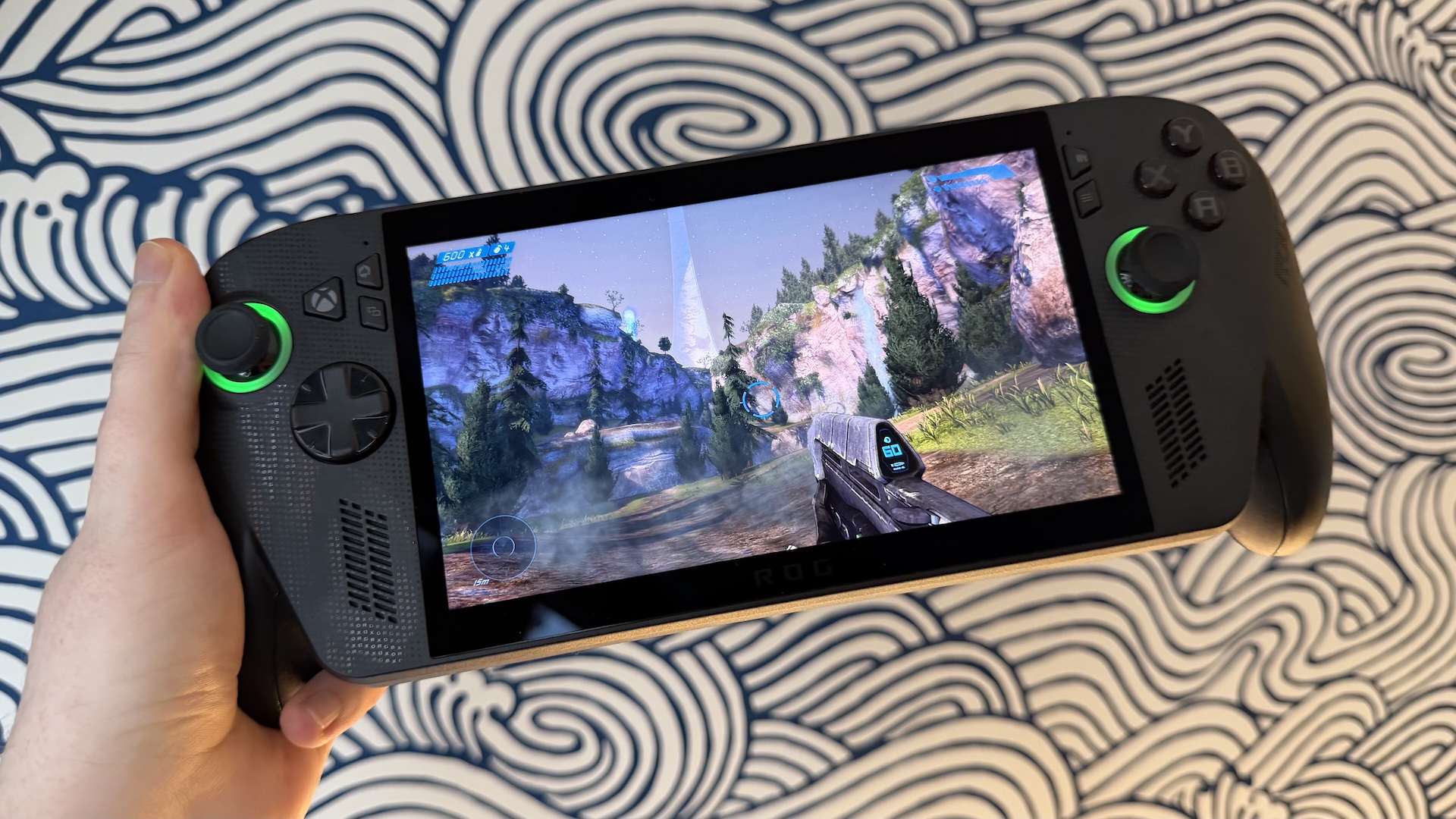 The ASUS ROG Xbox Ally X gaming handheld