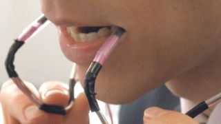 Learning how to fit tech onto your tongue. Via The Science Gallery London.