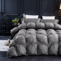 Three Geese Pinch Pleat Comforter | Was $159, now $129.00 on Amazon