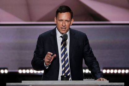 Peter Theil declares that he is gay at the Republican National Conention