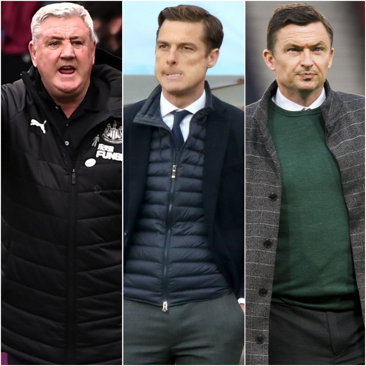 Steve Bruce, Scott Parker, Paul Heckingbottom