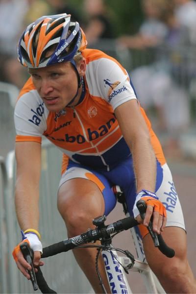 Joost Posthuma (Rabobank) working hard for his podium place.
