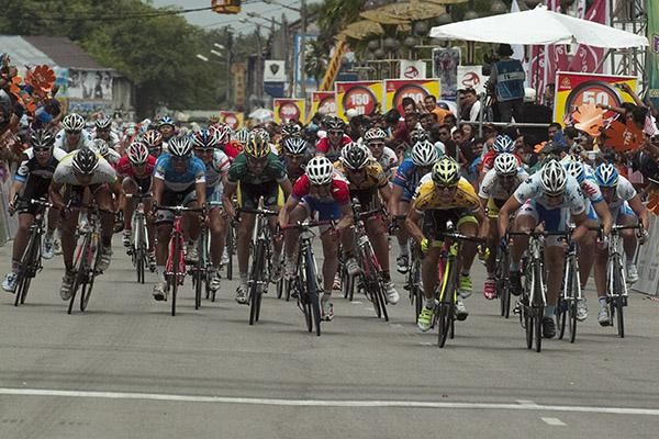 The charge to the line in Butterworth and the finish to stage two.