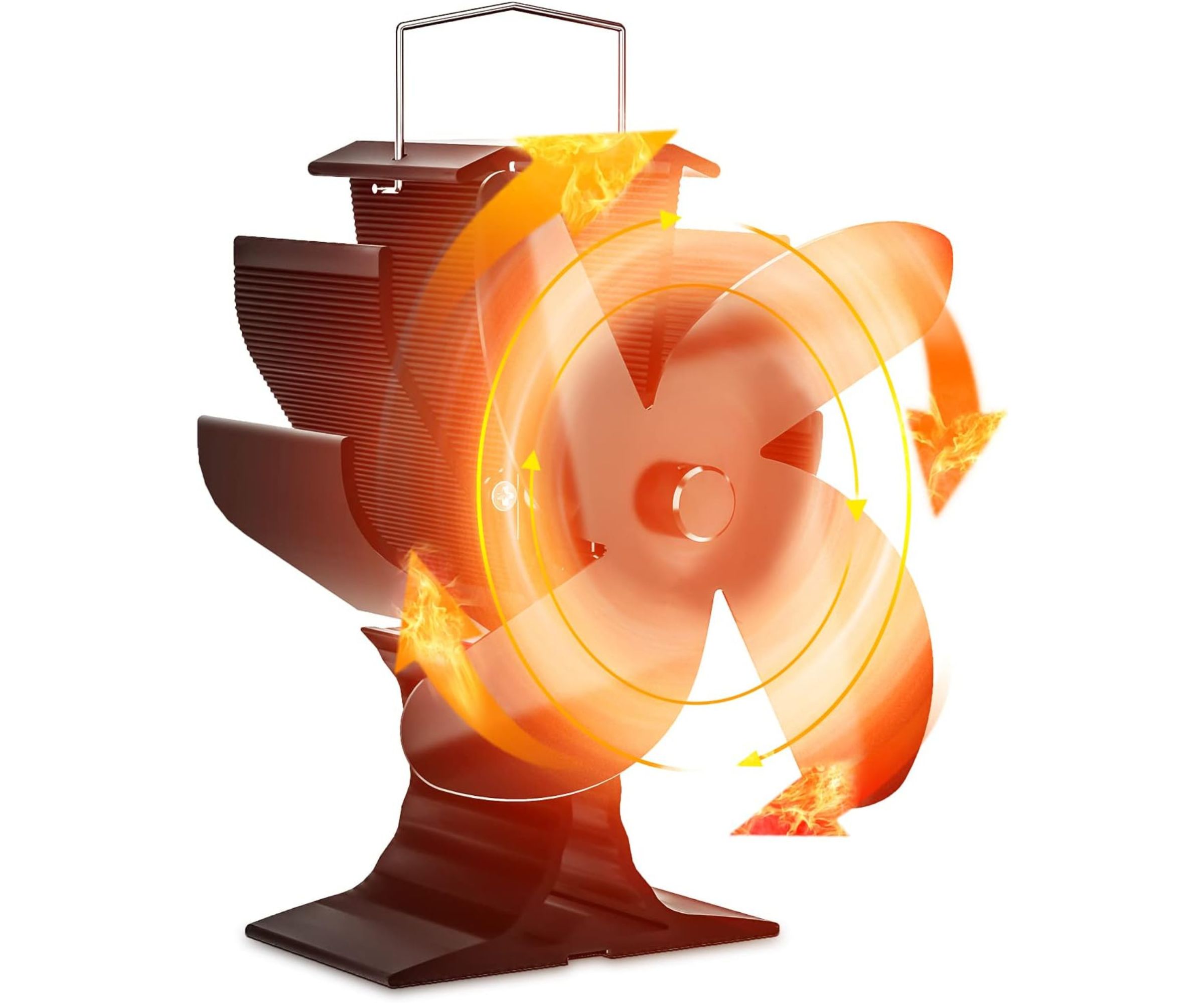 Signstek log burner fan cut out image on white background