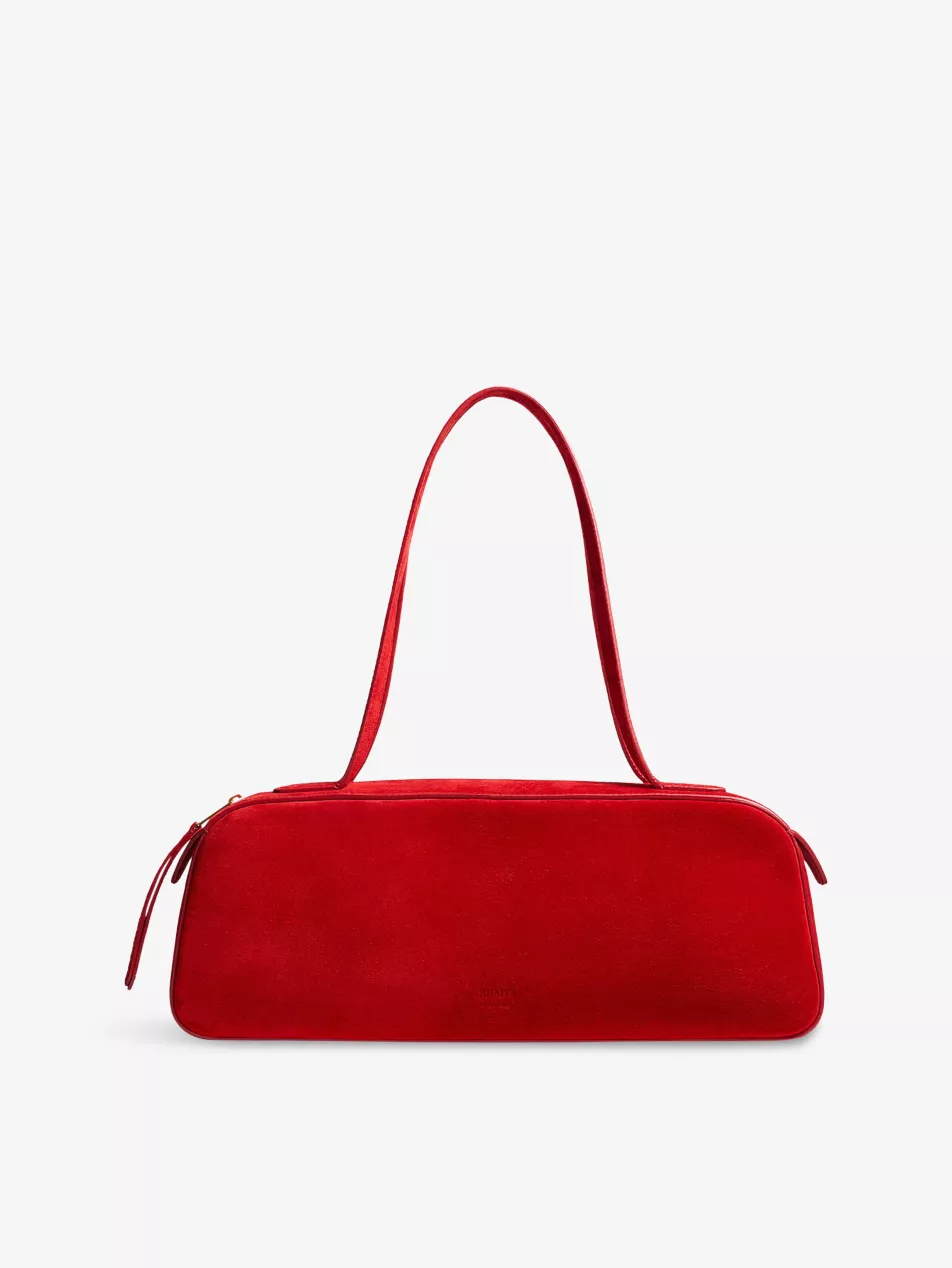 Simona Suede Shoulder Bag