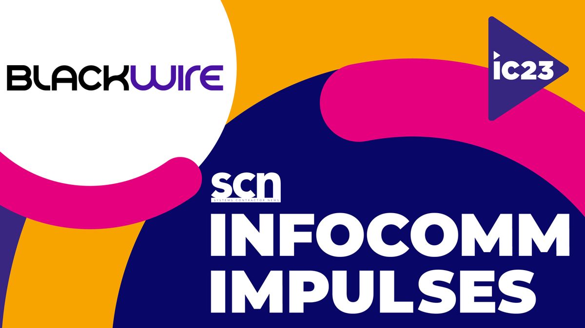 The Blackwire and SCN InfoComm 2023 Impulses logos. 