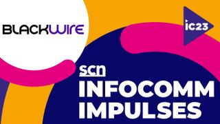 The Blackwire and SCN InfoComm 2023 Impulses logos. 