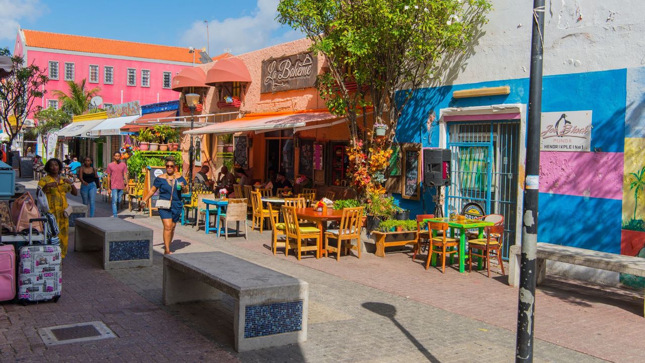 Colorful streets in Willemsted