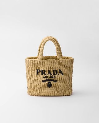 Prada Raffia Tote