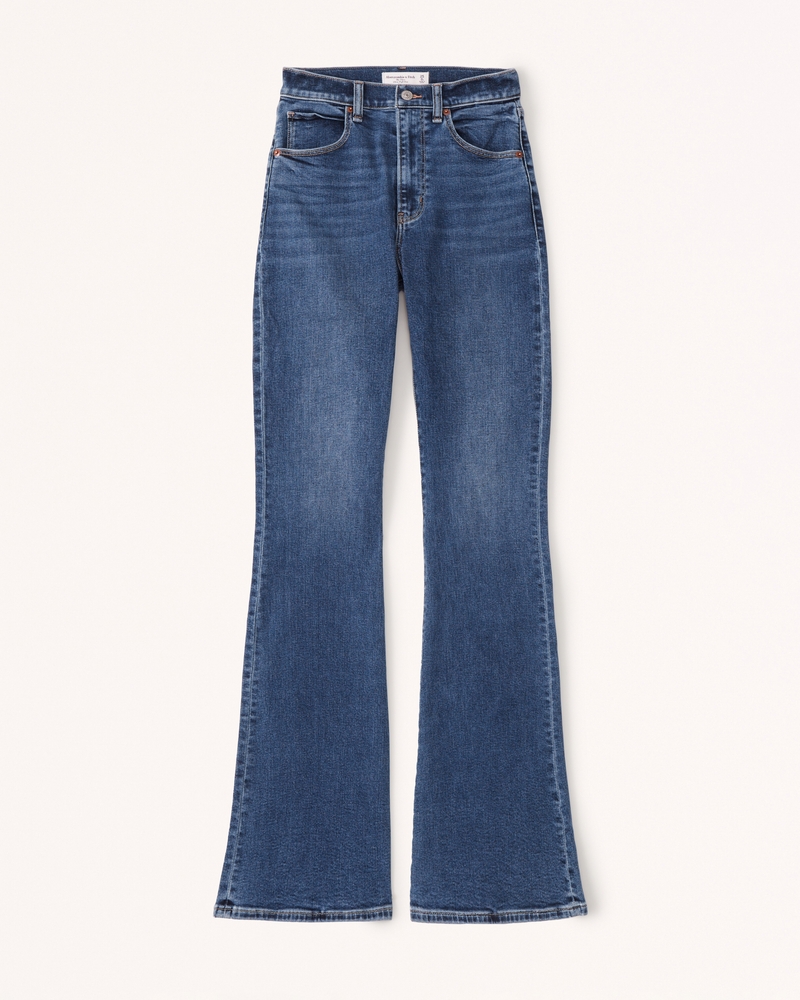 Ultra High Waist Flare Stretch Jeans