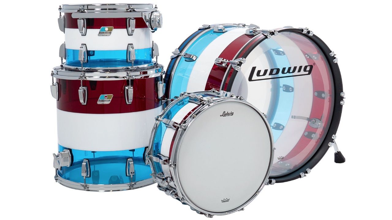 Ludwig Vistalite 50th anniversary finishes