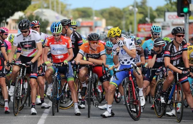 Riders on the start line in McLaren Vale