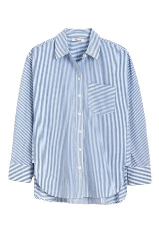 Madewell Poplin Side-Panel Shirt (Was $92) 