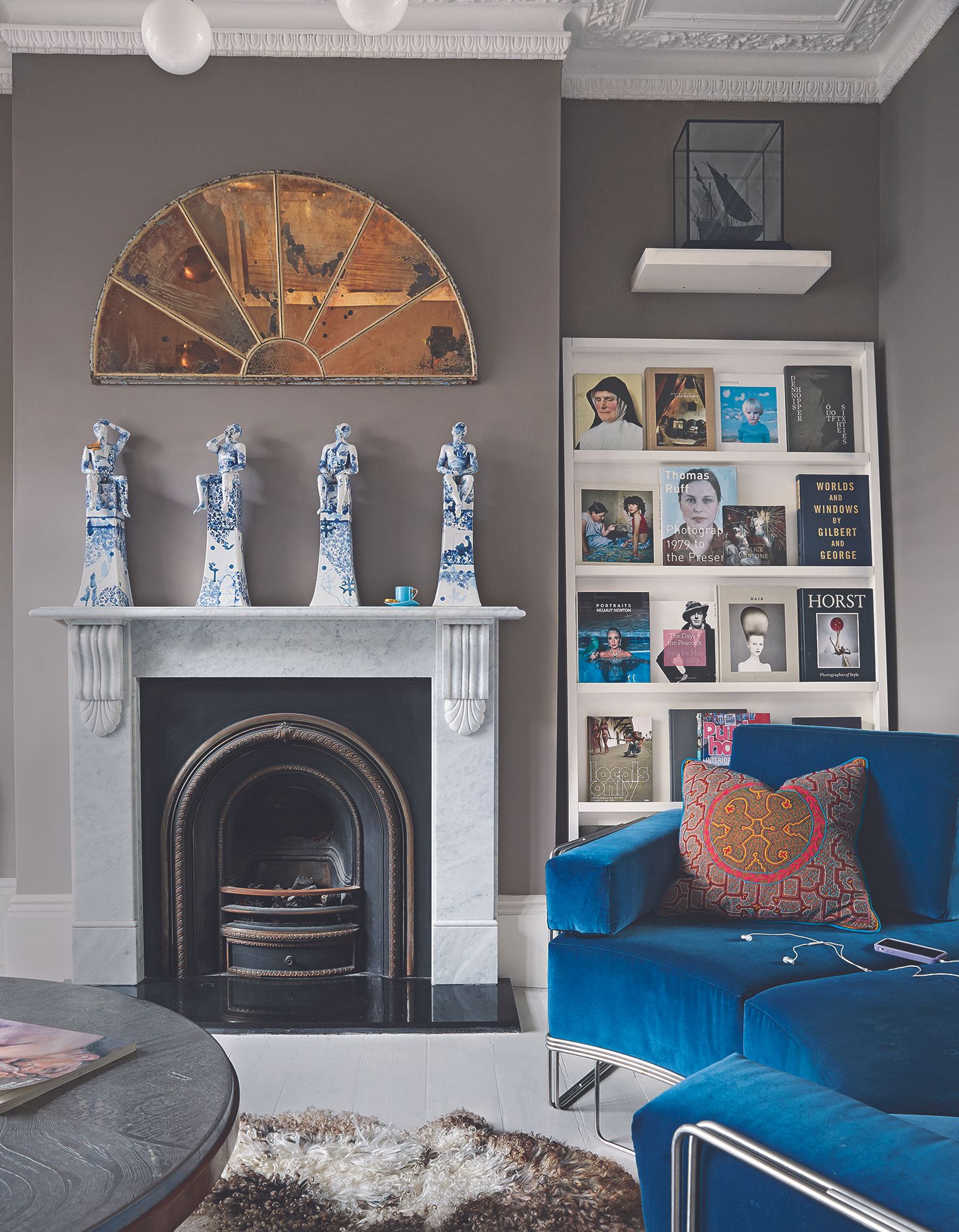 Book storage ideas, displaying books cover out