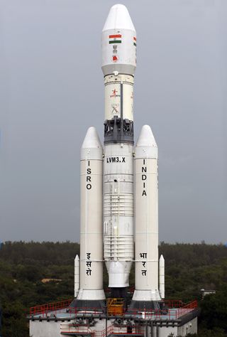 India's Geostationary Satellite Launch Vehicle Mark III rocket is a new booster to launch India's manned space capsule. The rocket will make its first test launch in December 2014.