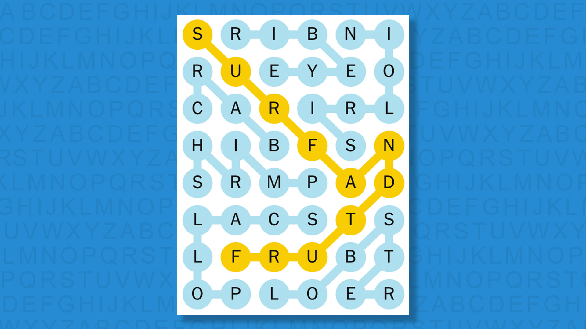 NYT Strands answers for game 651 on a blue background