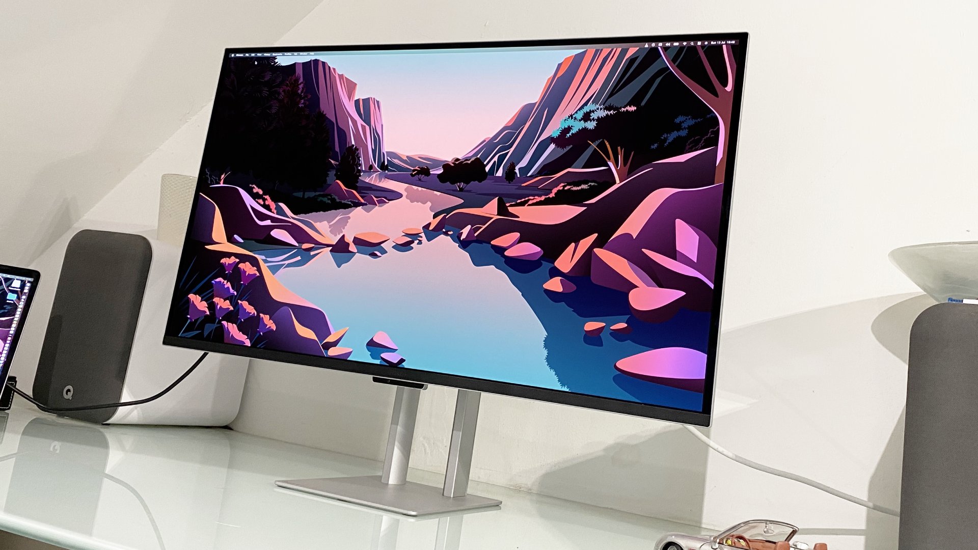 Asus ProArt PA32UCDM 4K OLED monitor during our review
