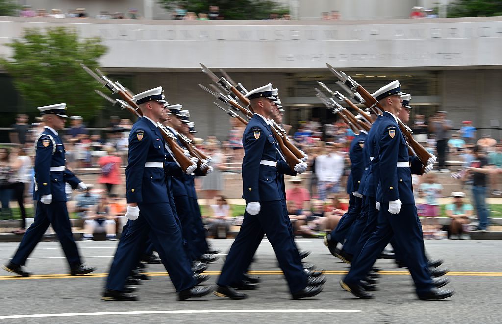 Military parades are coming back.