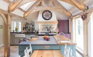 Period home kitchen extensions: : a farmhouse style kitchen