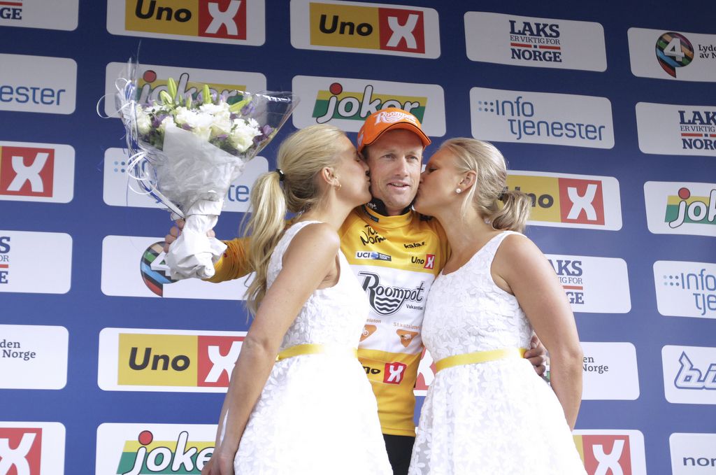 Pieter Weening (Roompot - Oranje Peloton) keeps the yellow jersey