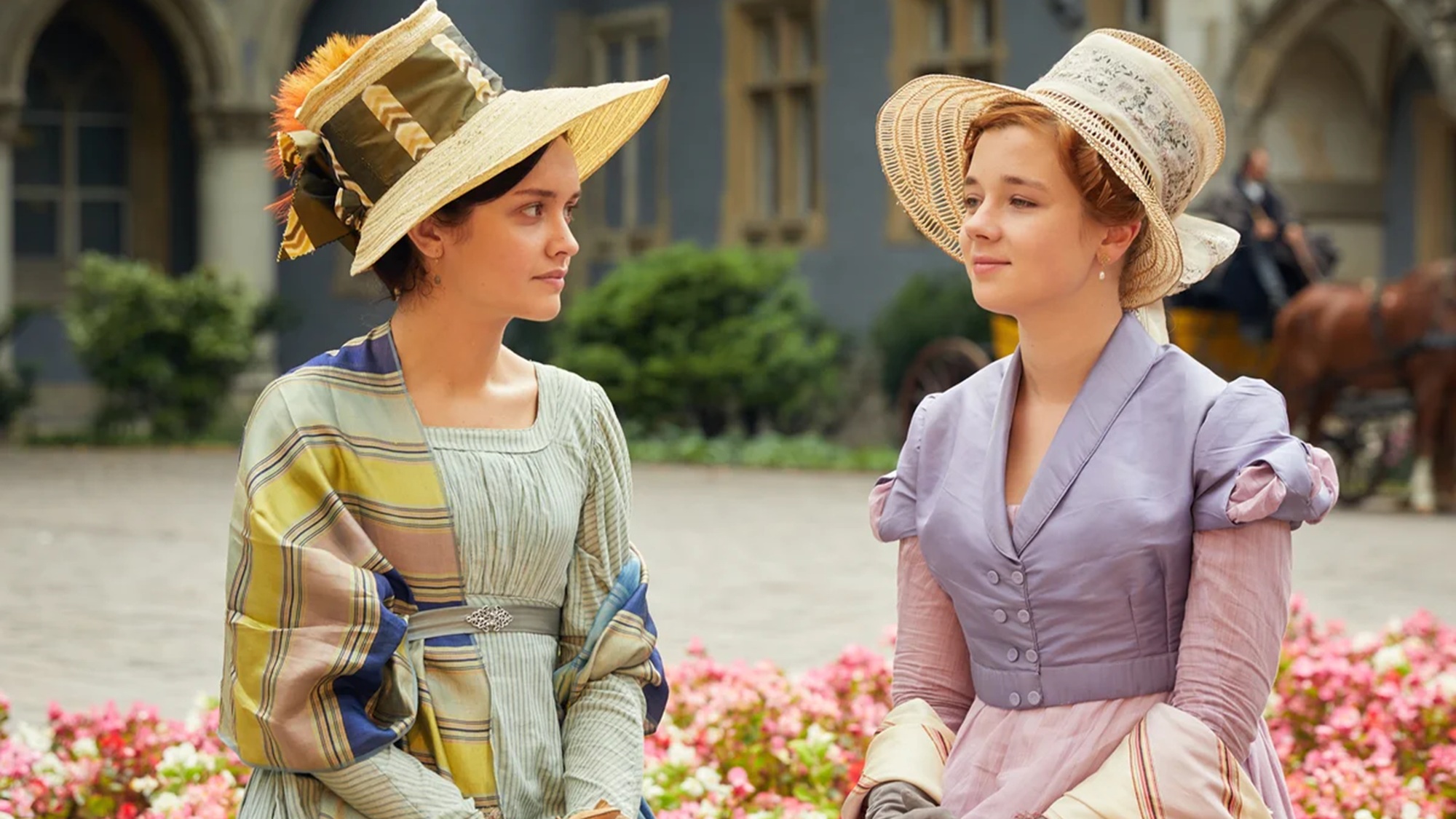 Olivia Cooke and Claudia Jessie in Vanity Fair series