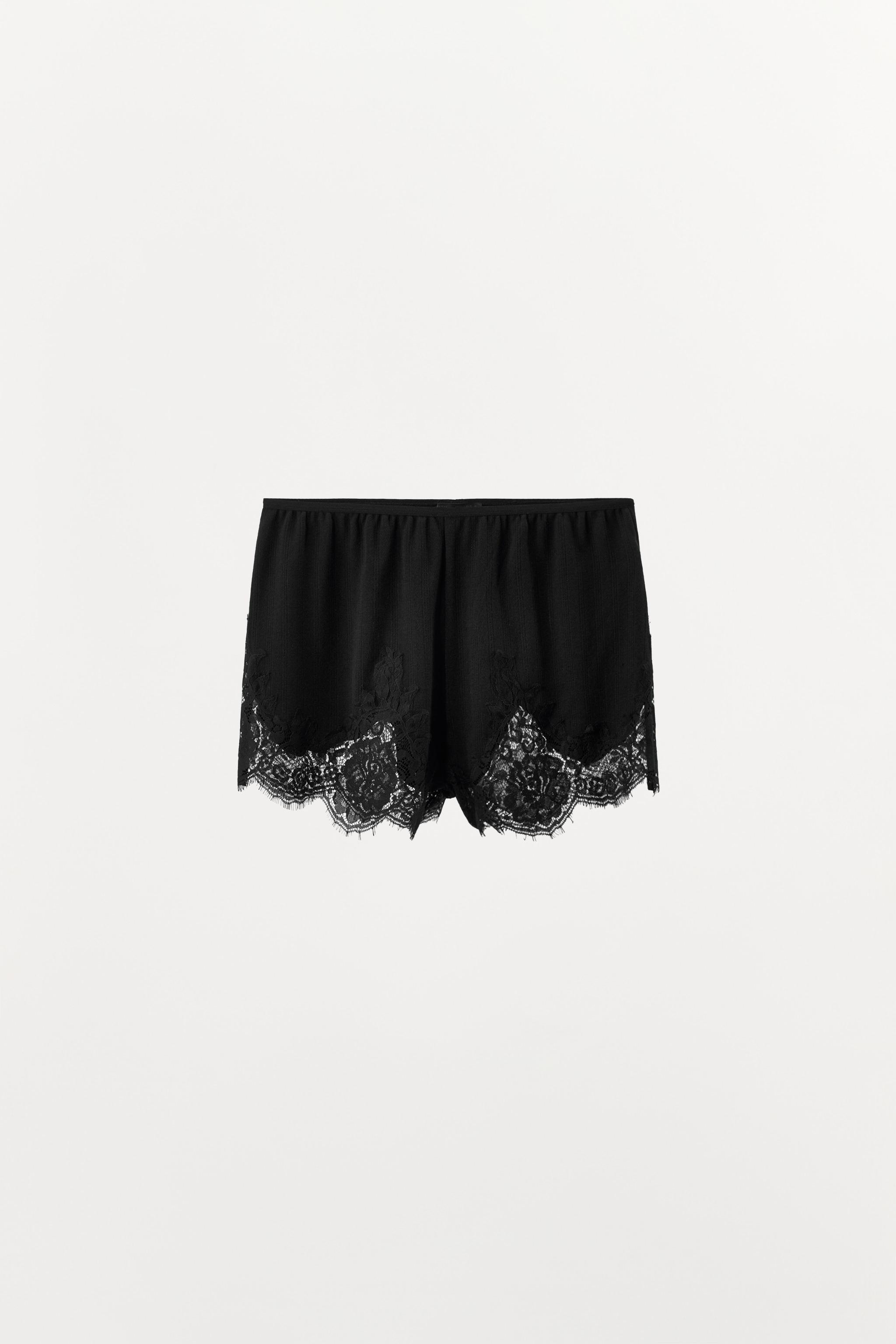Pointelle Lace Shorts