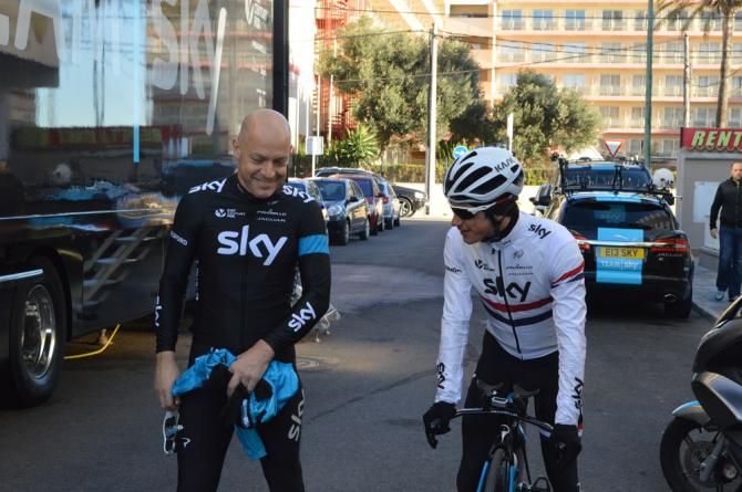 Dave Brailsford and Peter Kennaugh