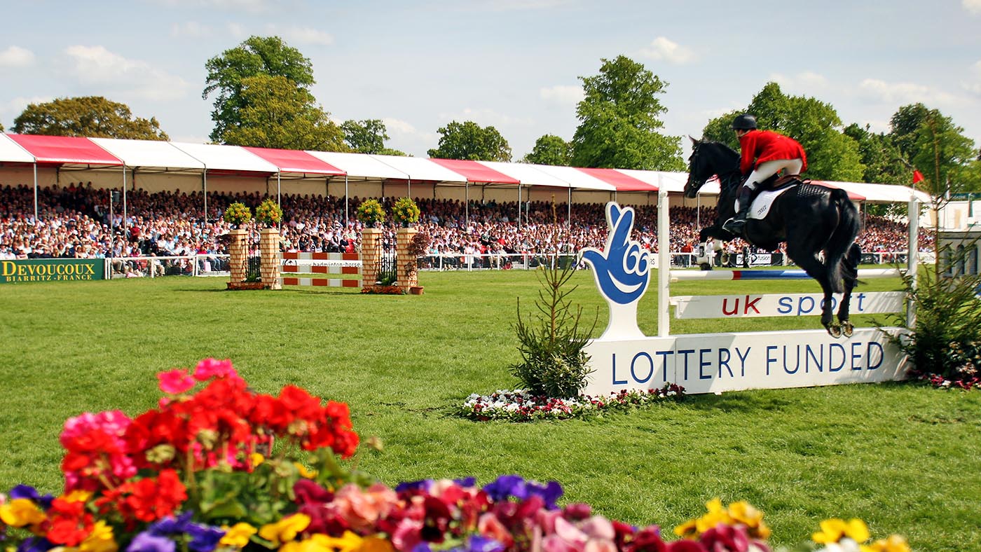 Badminton Horse Trials main arena