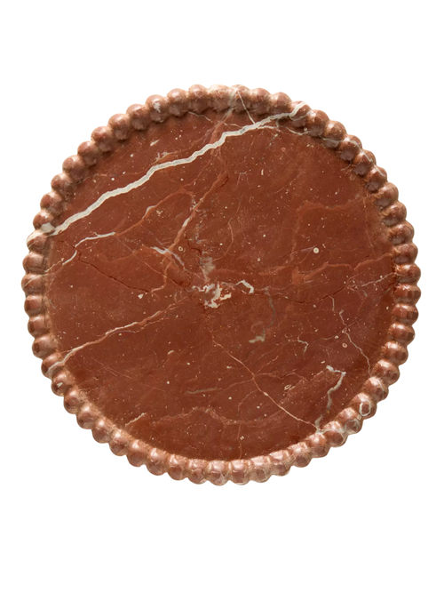 Beaded Marble Cheese Board