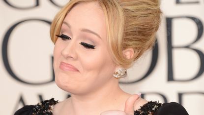 Adele Gym Instagram Photo - Adele Funny Face Pic | Marie Claire