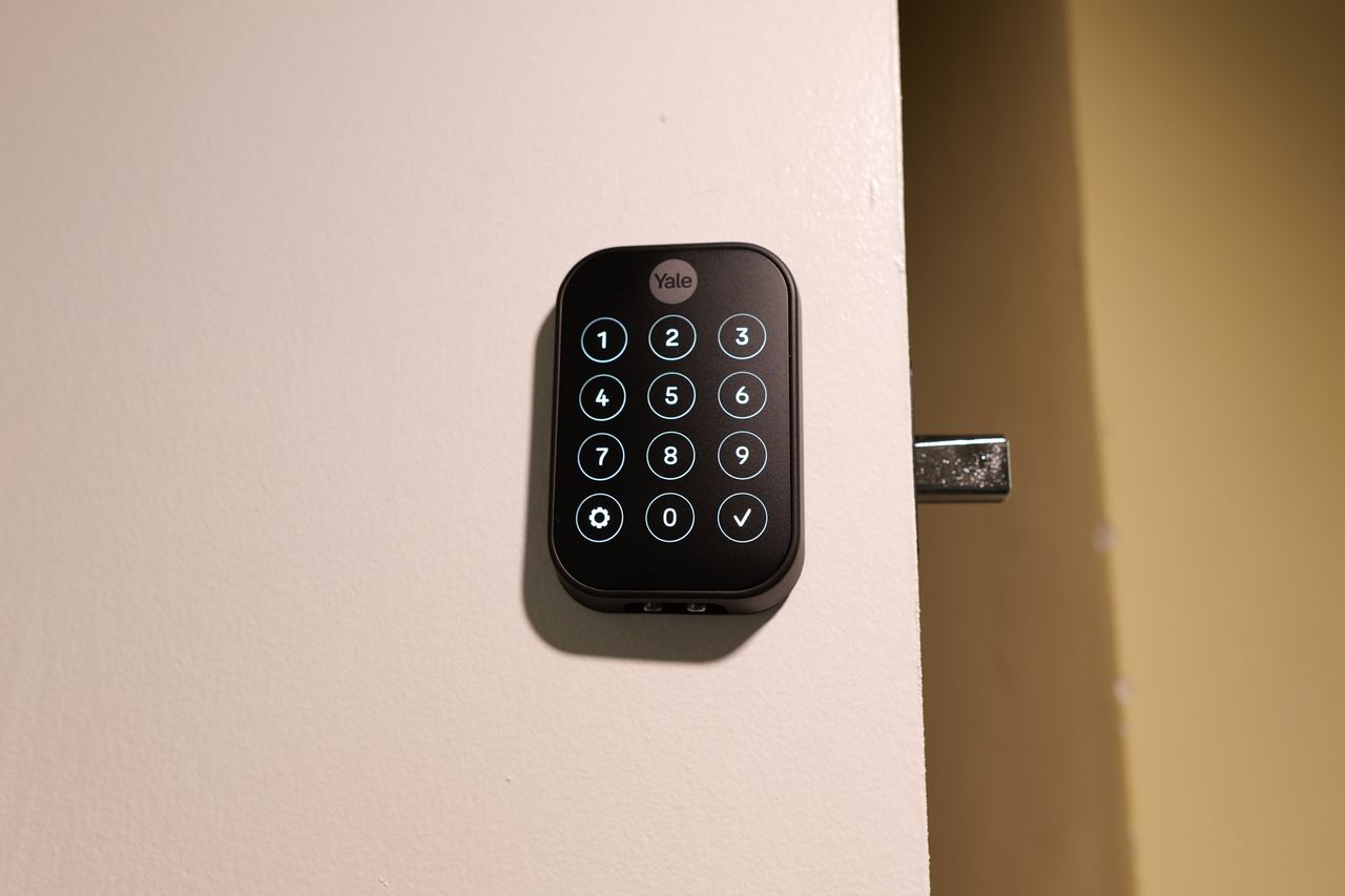 an image of the Yale Assure Lock 2 on a door
