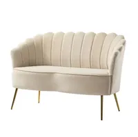 Jayden Creation Yeran Velvet Loveseat