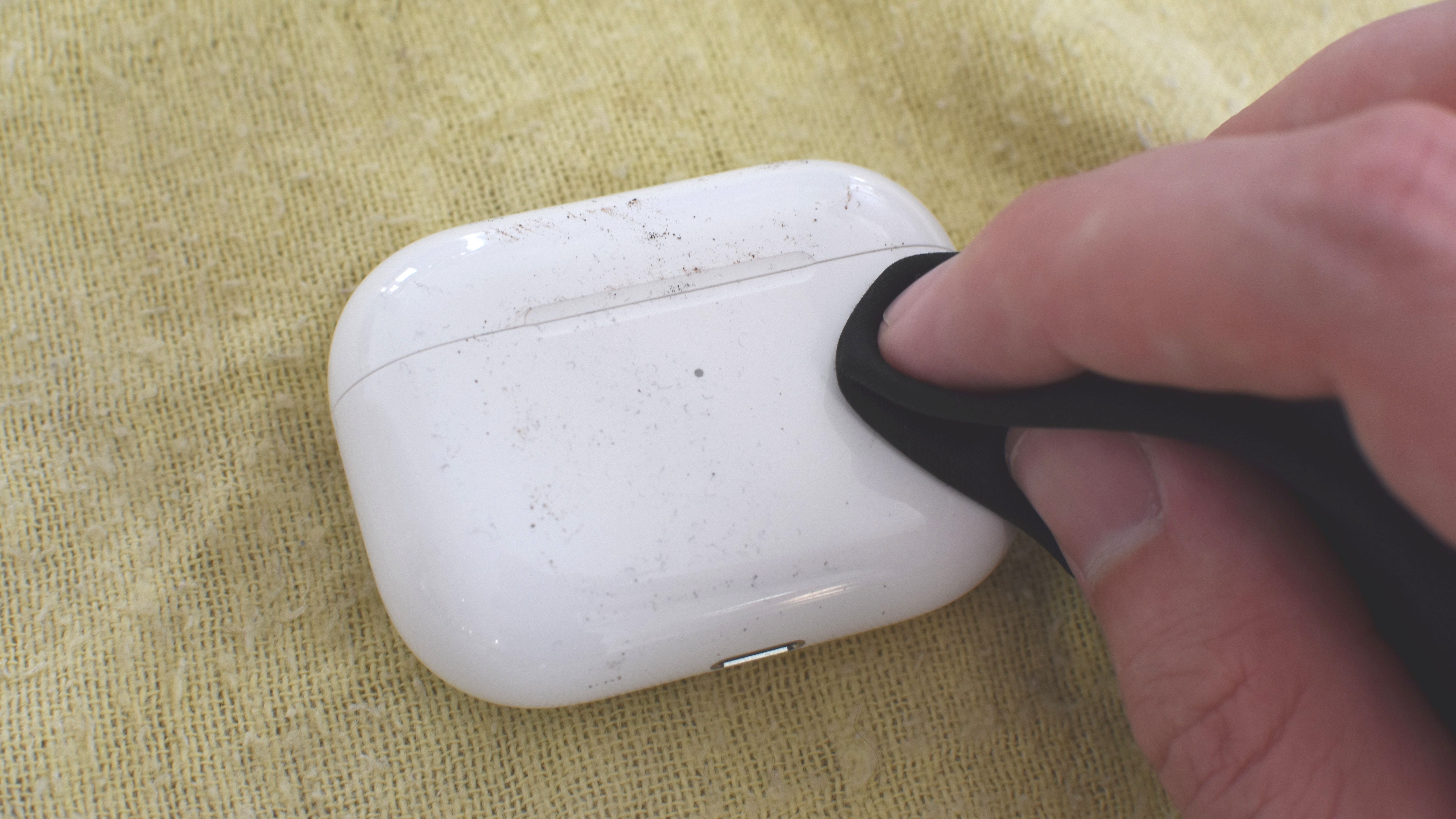 How to clean an AirPods case: Wipe with lint-free cloth