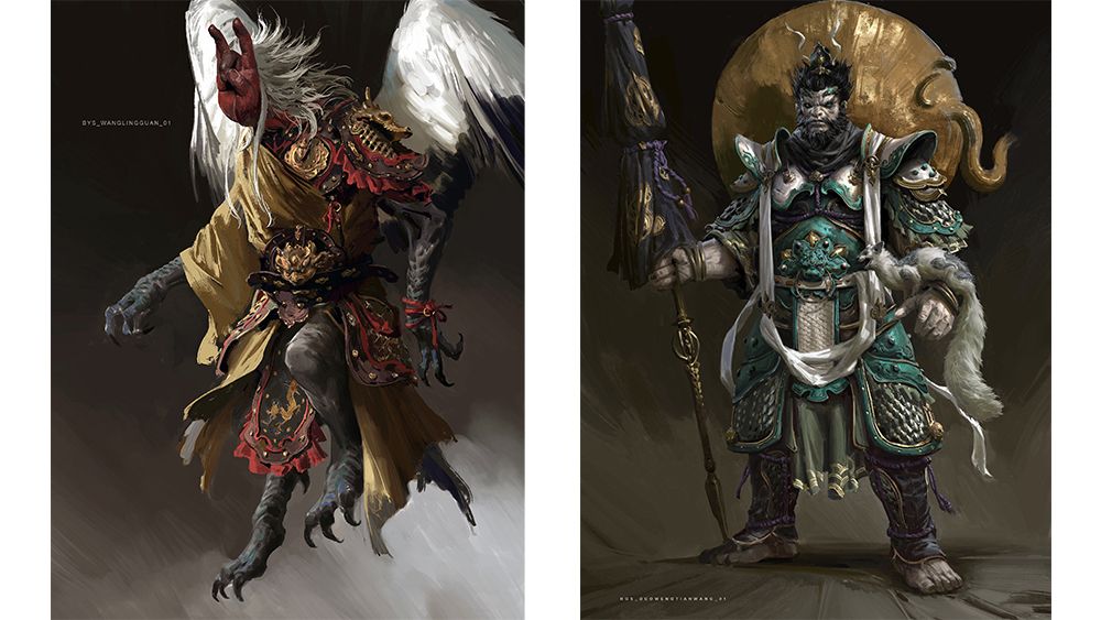Black Myth Wukong character art