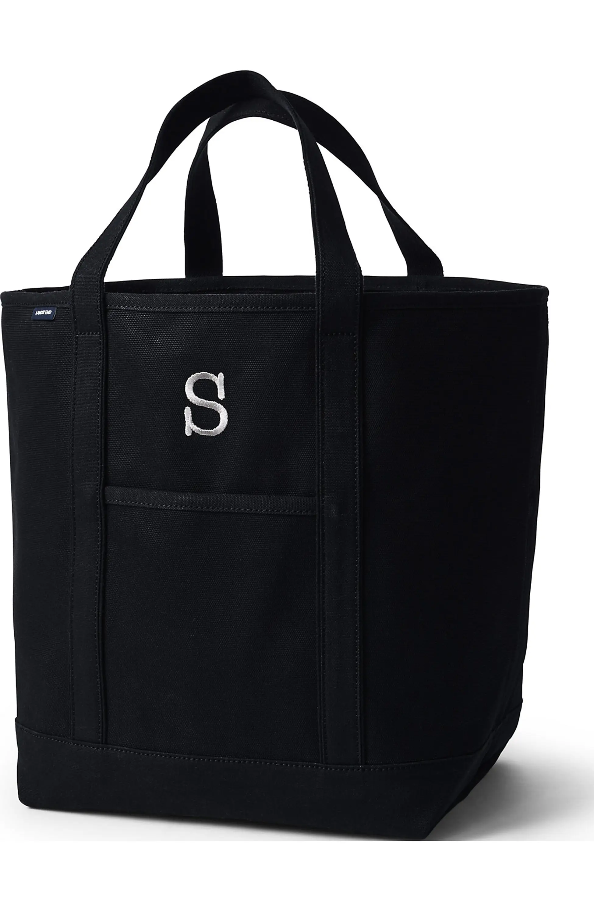 Lands' End, Open Top Canvas Tote Bag
