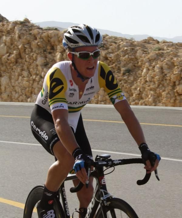 Australian time trial champion Cameron Meyer (Garmin-Cervelo)