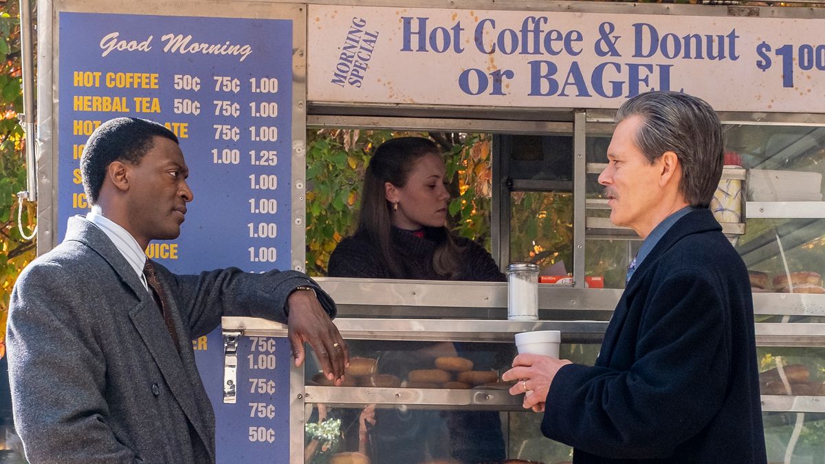 (L-R): Aldis Hodge as Decourcy Ward and Kevin Bacon as Jackie Rohr in &#039;City on a Hall&#039;