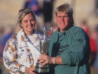 John Daly was eventually the man to get his hands on the Claret Jug