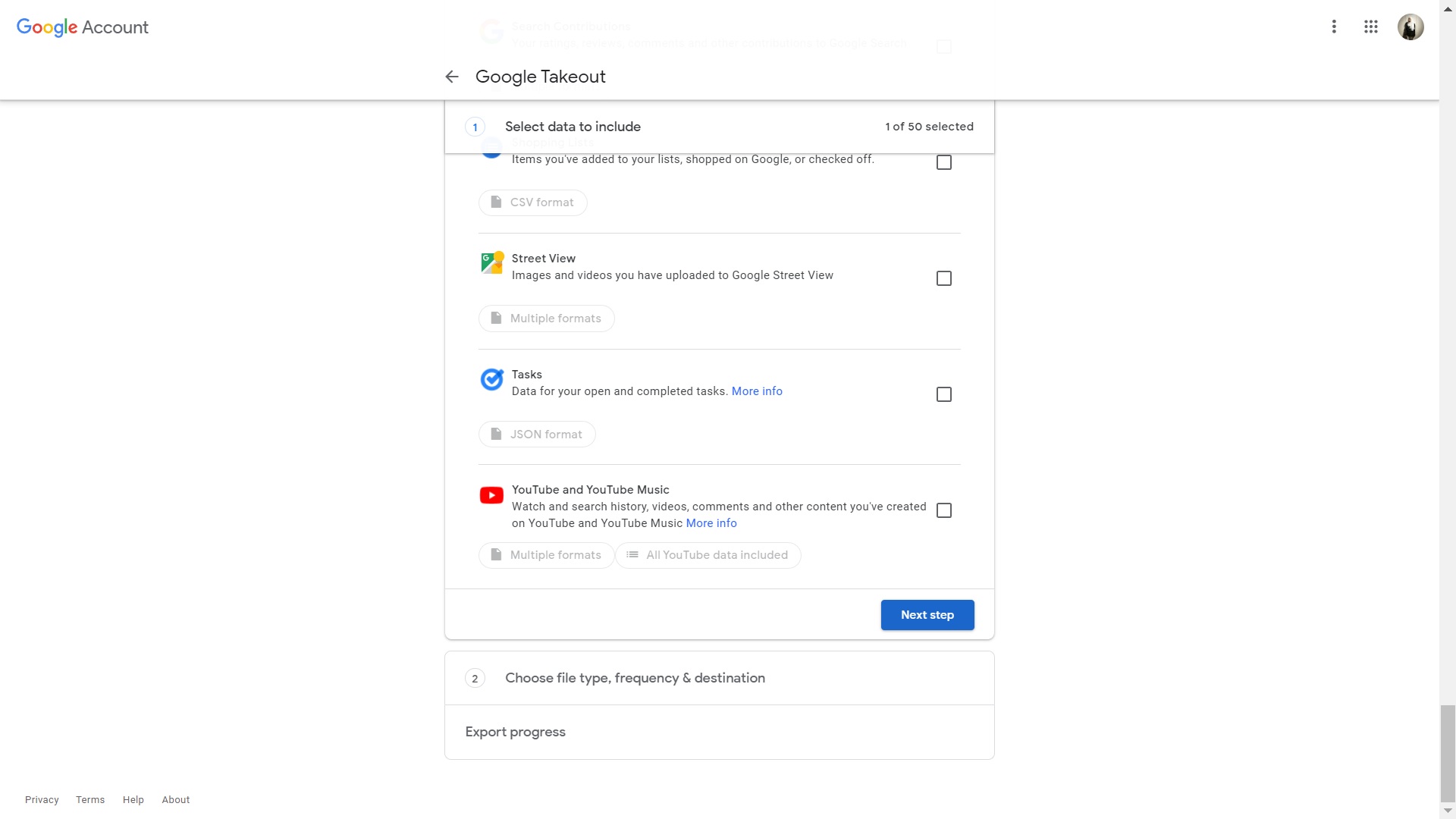 So speichern Sie Google Hangouts-Daten über Google Takeout