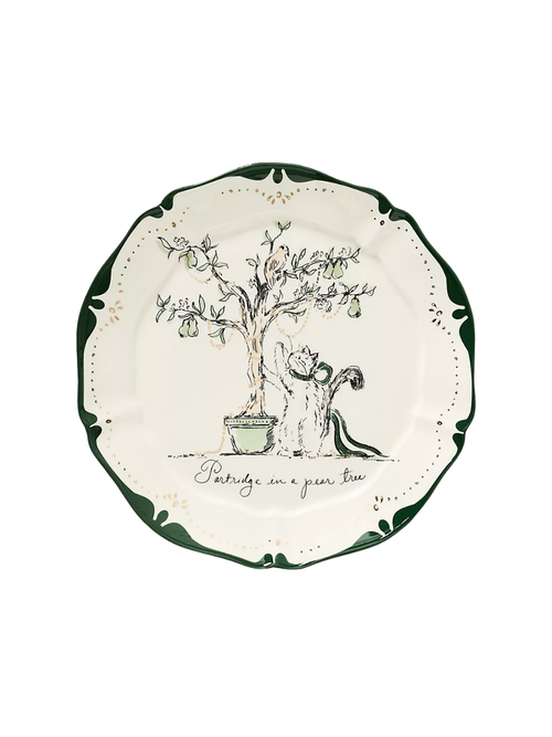 Swink 12 Days of Christmas Dessert Plates