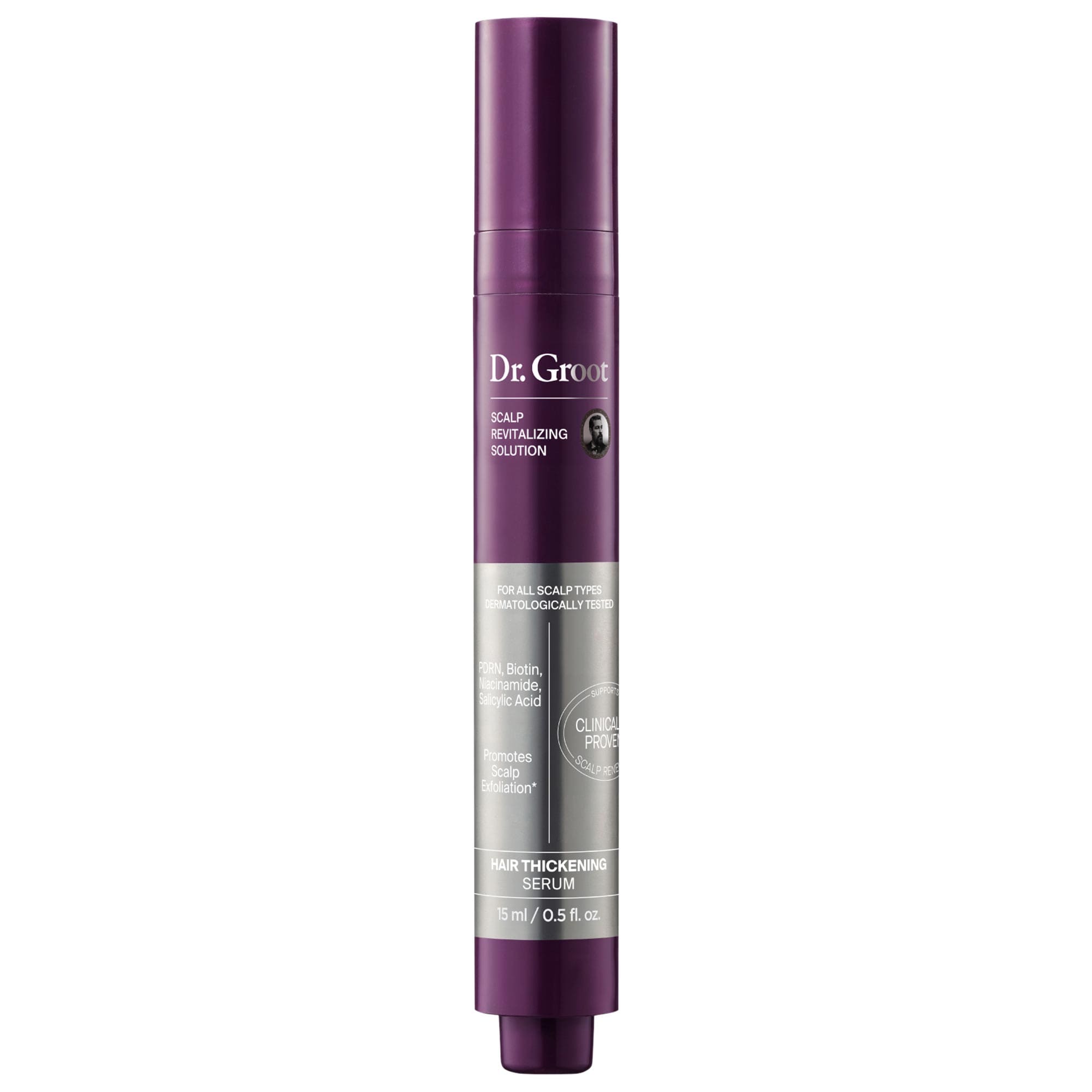 Roll-On Hair Thickening Scalp Serum for Thinning Hair